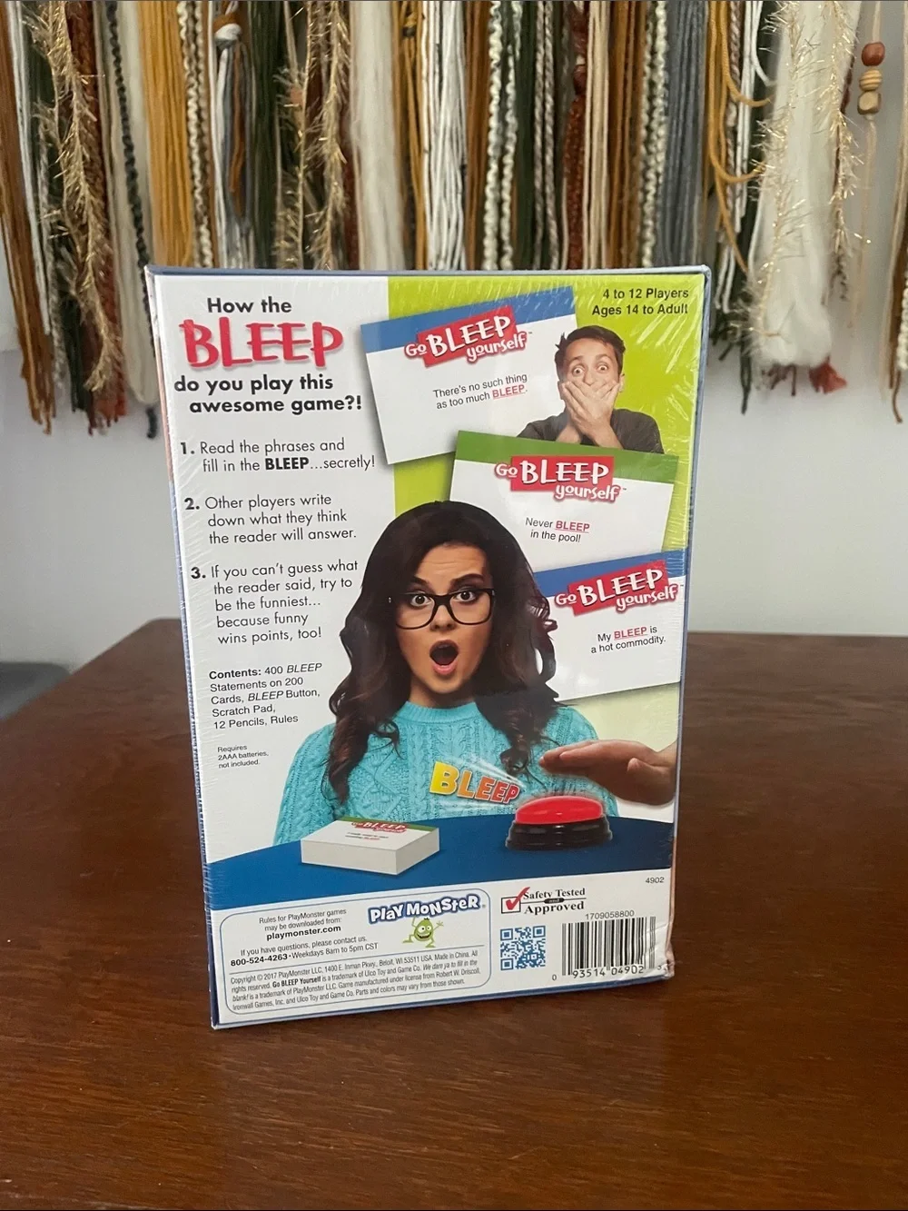 Go Bleep Yourself Party Card Game - Blue Box new